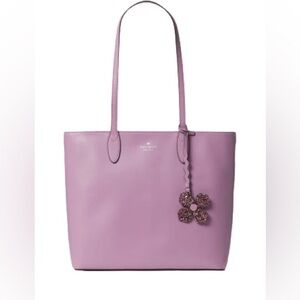 Kate Spade Kerri Medium Tote Bag Valerian Purple Lavender Purse NWT